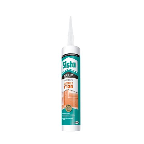 Sellador acrílico blanco f130 300 ml Masilla para usos múltiples