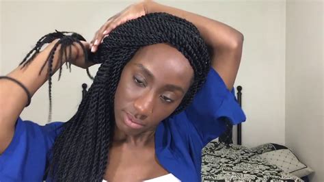 Crochet Braids Senegalese Twist Styling Youtube