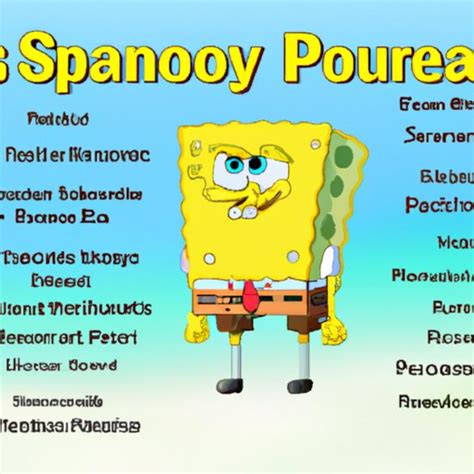 How Much Does SpongeBob Get Paid A Comprehensive Look At The Salary