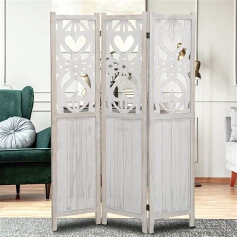 Buy BPA 5 6 Ft Wood Room Divider Freestanding Room Divider 3 Panels