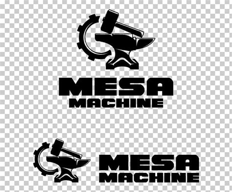 Logo Machine Shop PNG, Clipart, Art, Black And White, Brand, Business ...