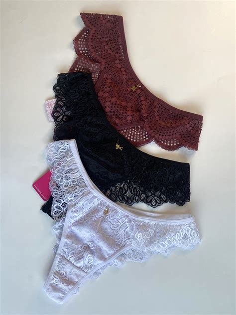 Kit Fio Dental Rendado Lepink Milena Lepink Lingerie