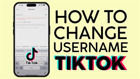 How To Change Username On Tiktok In 2023 CHANGE USERNAME IN 30 DAYS