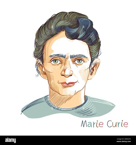 Tbilisi Georgia Marie Curie Colored Pencil Hatched