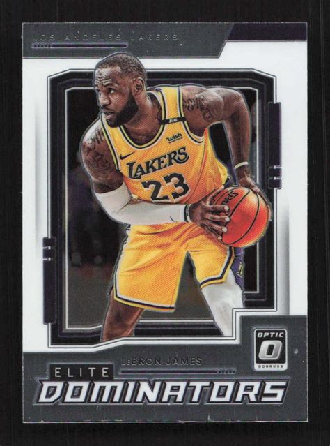 Lebron James Donruss Optic Elite Dominators Los Angeles Lakers