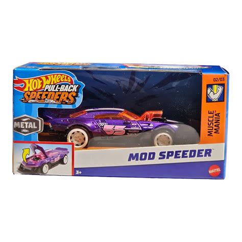 Hot Wheels 2024 Pullback Speeders Muscle Mania Mod Speeder 1 43 New Ebay