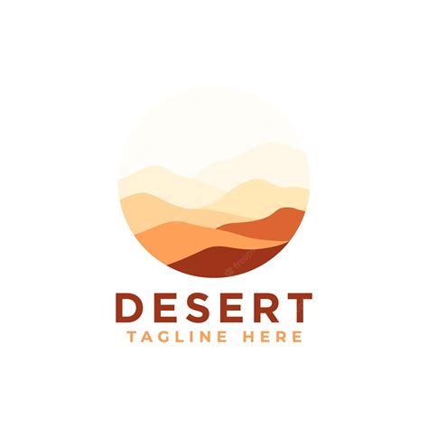 Premium Vector Desert Logo Design Template