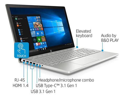 HP Pavilion 15t 3BC70AV_1 (2018) 15.6″ Notebook, 8th Gen Intel Core ...