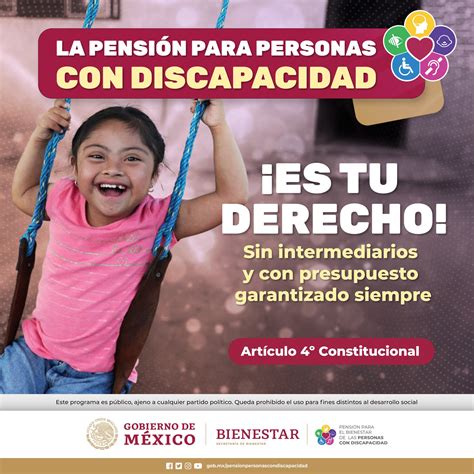 Bienestar On Twitter Felizmartes Pensi Ndiscapacidad Las Ni As Y