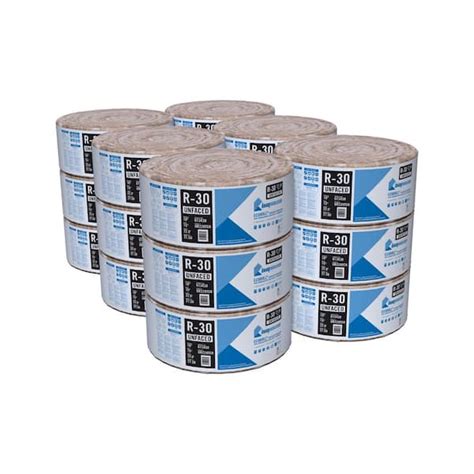 Knauf Insulation R 30 Ecoroll Unfaced Fiberglass Insulation Roll 10 In