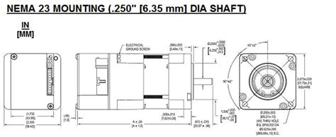 Nema 23 Motor Mount Dimensions | Webmotor.org