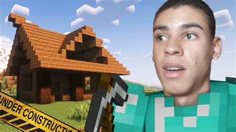 Constru Uma Casinha No Hardcore Minecraft Youtube