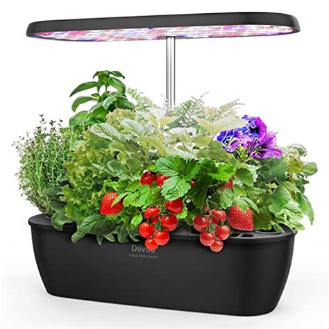 Indoor Herb Garden Diivoo 12 Pods Hydroponics Growing System With Grow