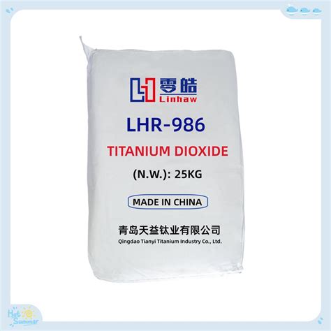 Rutile Titanium Dioxide For Coatings TiO2 Linhaw Lhr 986 Widely Used In