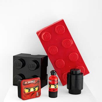 Room Copenhagen Contenitore Lego Storage Brick 8 Rosso Finnish