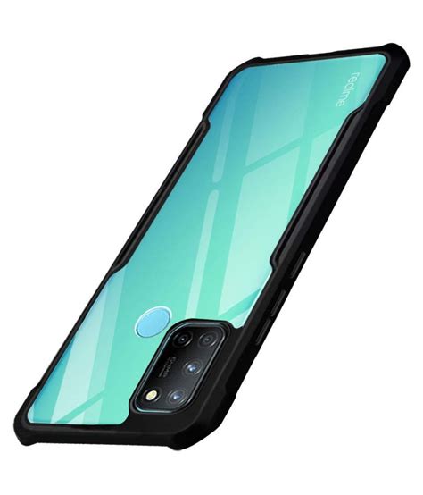 Realme 7i Bumper Cases Wow Imagine Black Plain Back Covers Online