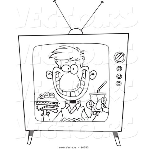 Tv Coloring Page At Free Printable Colorings Pages