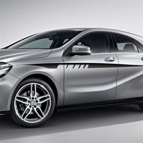 Mercedes Benz A Class W175 Amg Sports Stripes Decal Graphics My Cars Look Professional Vinyl