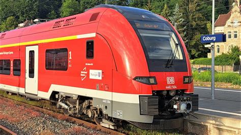 Coburg Jungfernfahrt Re Coburg Erfurt Hbf Mit Desiro Hc Km H