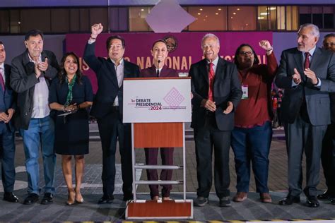 Claudia Sheinbaum Se Declara Ganadora Del Primer Debate Del Ine Cdmx