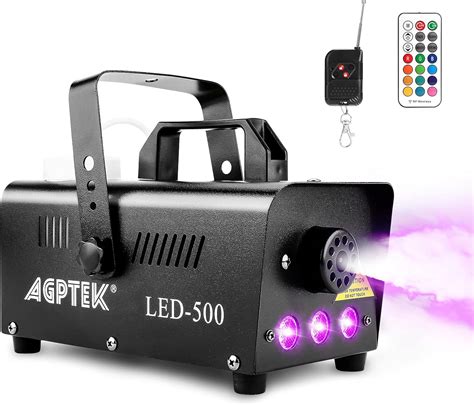 Upgraded Fog Machine Agptek Smoke Machine With Colorful Led Lights