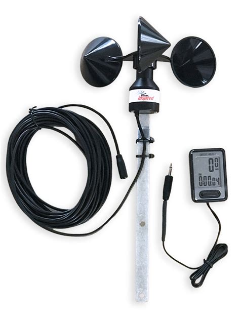 Inspeed Portable Flexwire 3 Cup Anemometer Wind Speed Measurement