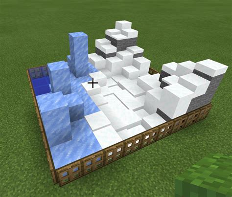 Since you guys loved the mini desert biome, here it is! A mini snow biome! : r/Minecraft