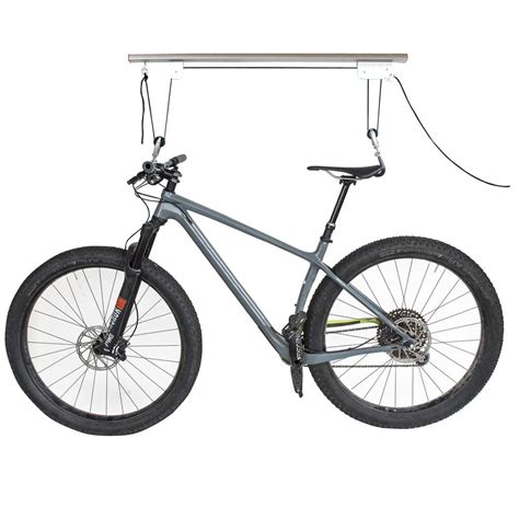 Sportsman Silver 1-Bike Ceiling Mount Garage Bike Rack 805338 - The ...