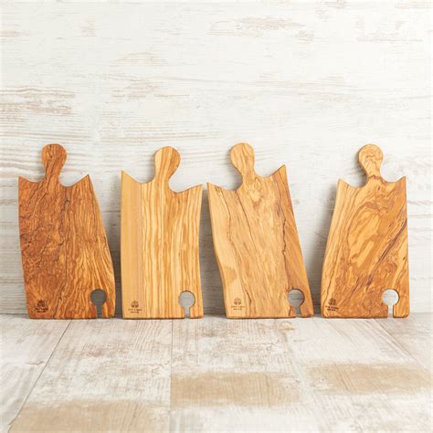 Set Pezzi Tagliere Per Aperitivo In Legno Di Ulivo Arte Legno