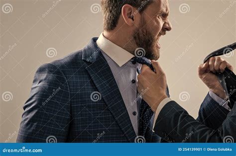 Experiencing Aggression at Work. Angry Professional Man Fight with Colleague Stock Image - Image ...