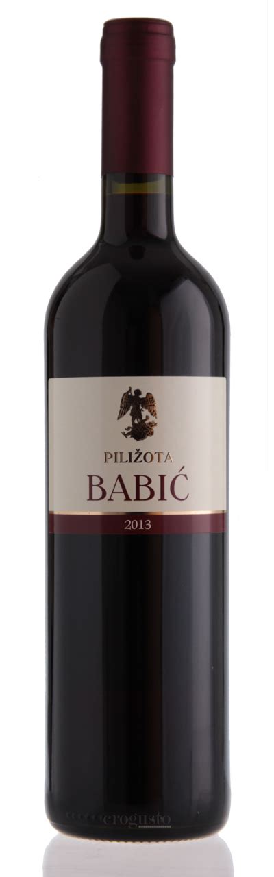 Babic Pilizota QW 2017 Qualitätsrotwein kvalitetno vino aus