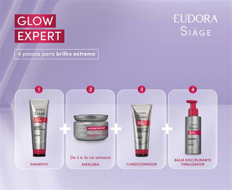 Máscara Capilar Ultra Brilho Siàge Glow Expert 250g Eudora