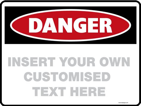 Free Danger Sign Template - Printable Templates