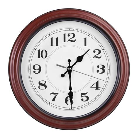 Half past one on a round clock 3476429 Stock Photo at Vecteezy