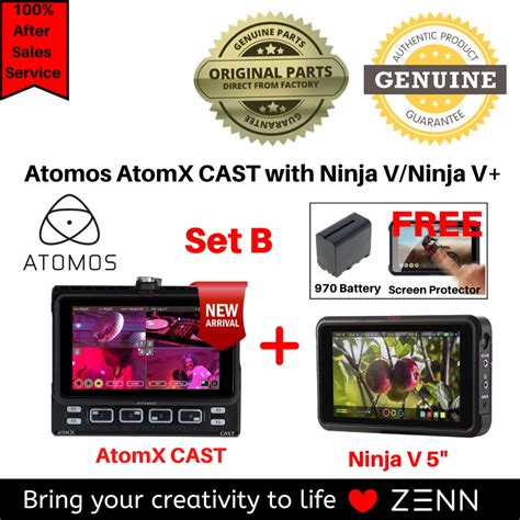 Atomos Atomx Cast For Ninja V Ninja V Shopee Malaysia