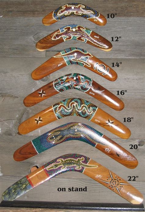 Aboriginal Boomerangs Animal Dot Art Design