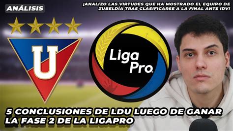 Cinco Conclusiones De Liga De Quito Tras Ganar La Fase De La Ligapro