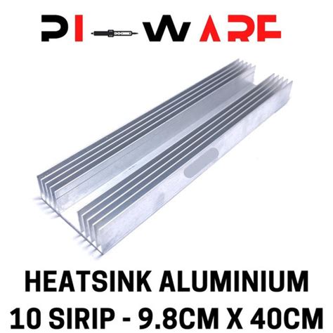 Jual Aluminium Plat Pendingin Heatsink For Tr Led Hpl Sirip Panjang