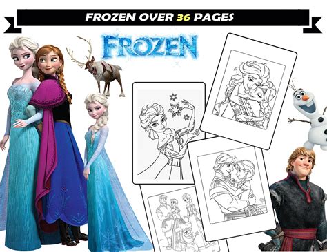 Coloring Pages For Kids Printable Frozen