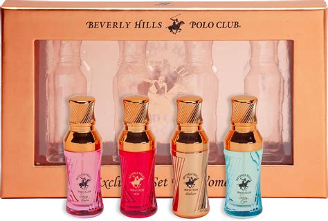 Beverly Hills Polo Club Bhpc Perfume T Set For Women 4 Piece Eau De Parfum