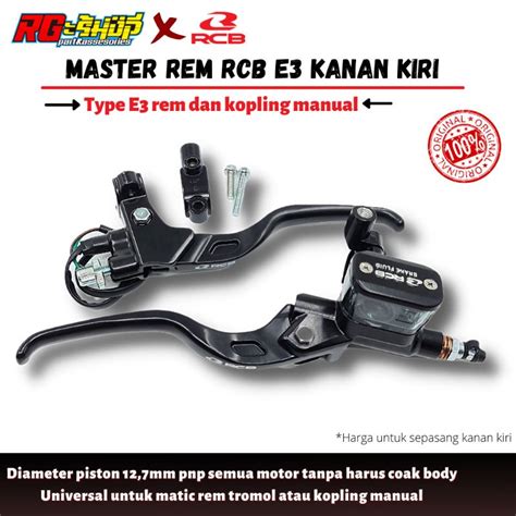 Jual Master Rem Kanan Handle Kiri RCB Racing Boy Kotak E3 Vario Beat