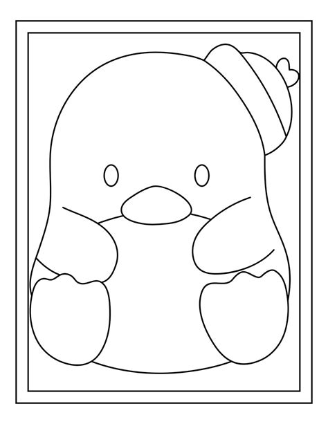 Cute And Plushy Coloring Pages For Kids Cute Printable Coloring Pages