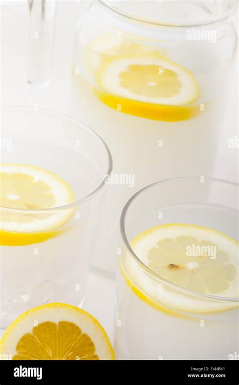 fresh lemonade drink Stock Photo - Alamy