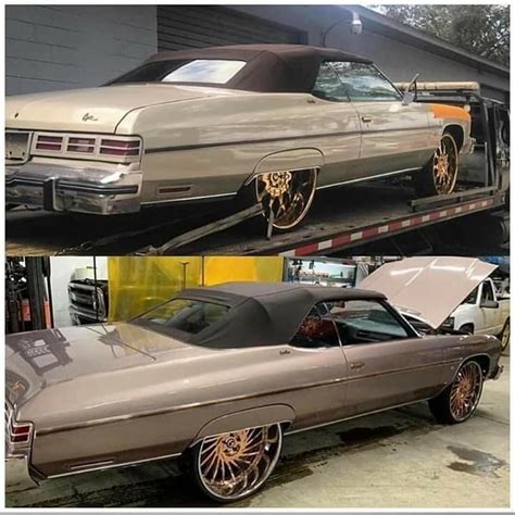 Whipaddict 71 Chevrolet Impala On 24 All Gold Daytons Kandy Paint