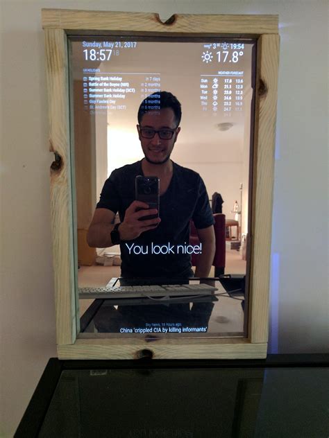 Building A Smart Mirror With Raspberry Pi 3 By James Hamann Medium