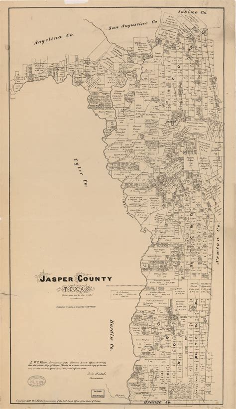 Jasper County, Texas. | Library Of Congress - Jasper County Texas Parcel Map | Printable Maps