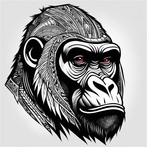 Morphing Into The Wild: 5 Simple Steps To Draw A Daring Gorilla Face