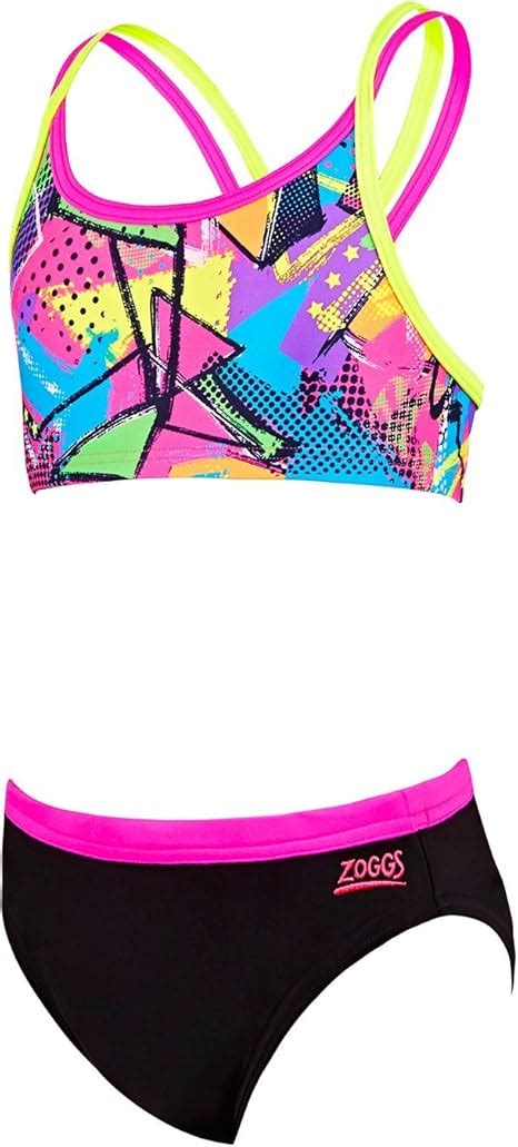 Zoggs Street Girl Piece Bikini Ni As Amazon Es Ropa Y Accesorios