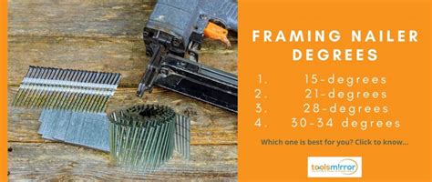 What Degree Nail Gun Is Best For Framing? – Tools Mirror