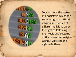 Secularism | PPT